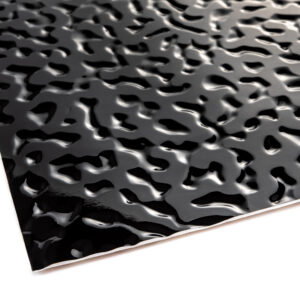 JP Decor vízfodros falpanel - Piano black wave