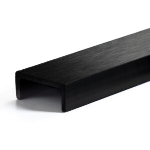 JP DECOR "U" VÉGZÁRÓ ELEM, BLACK